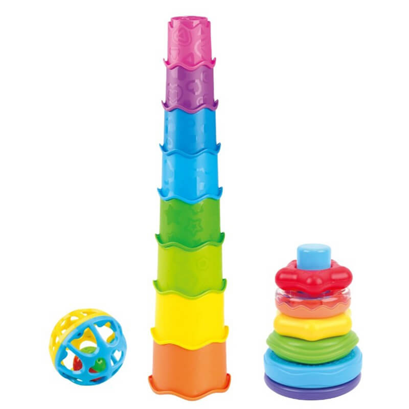 PLAYGO مجموعة ألعاب بلاي جو للقرع والتكديس - Image 1